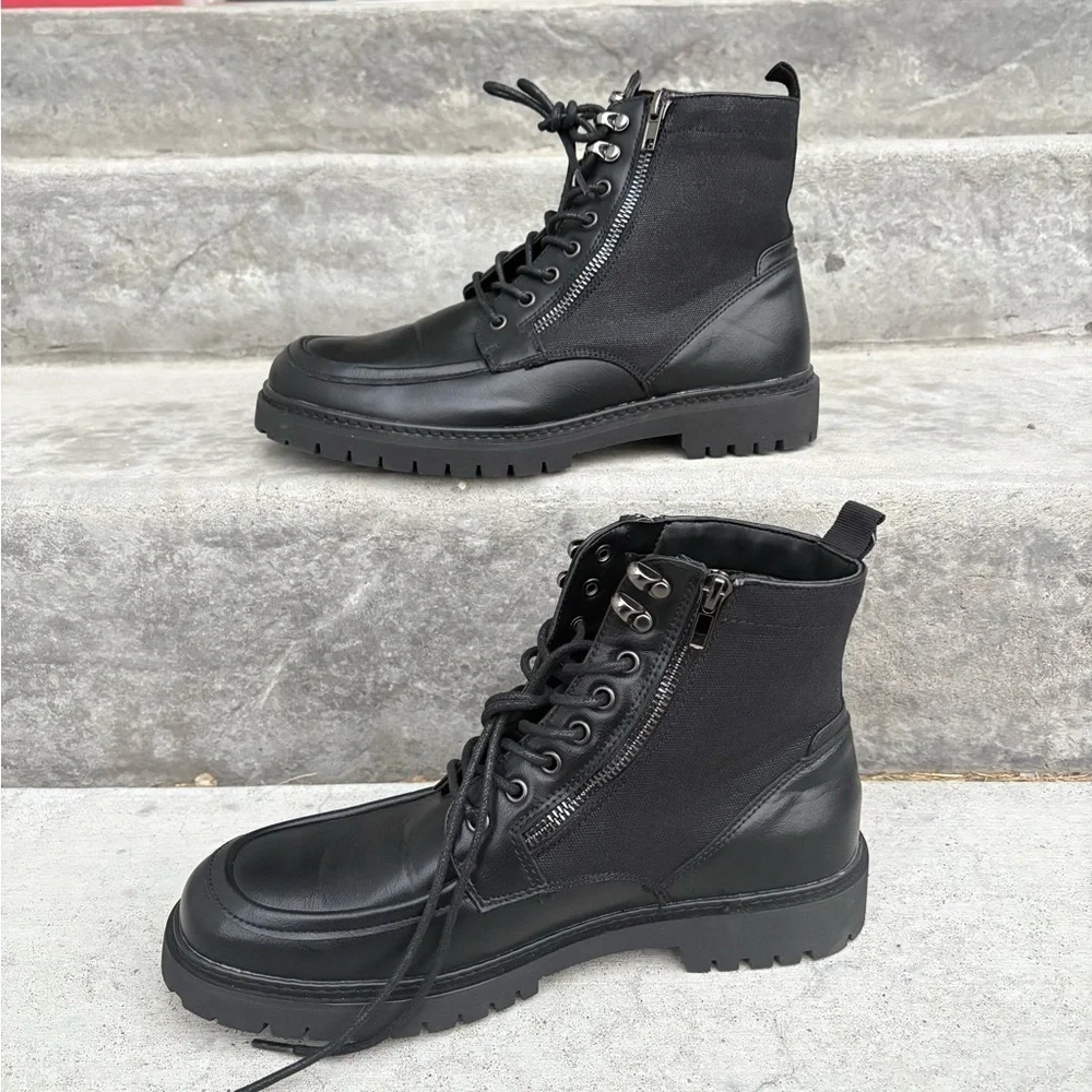 Steve Madden Bragg Combat Boot Size 8 Men's
